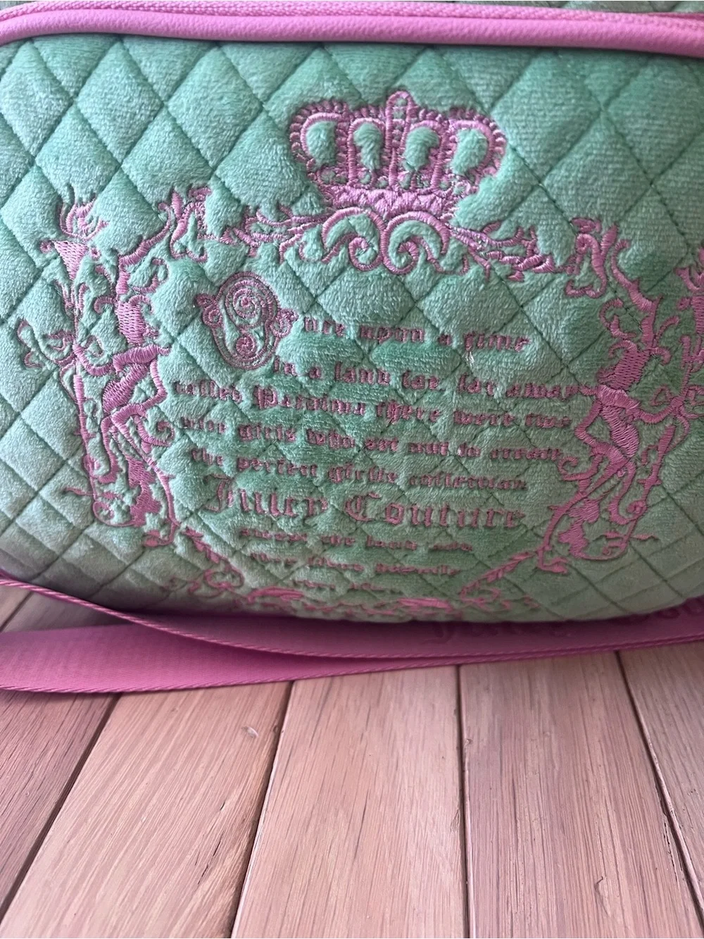 Juicy Couture Tale Weekender Tote Bag - Retro Green NWT